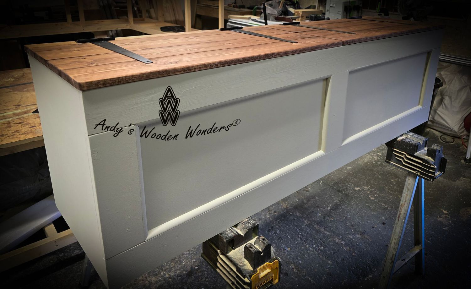 Wooden Storage and Seating Box. "Sophie"