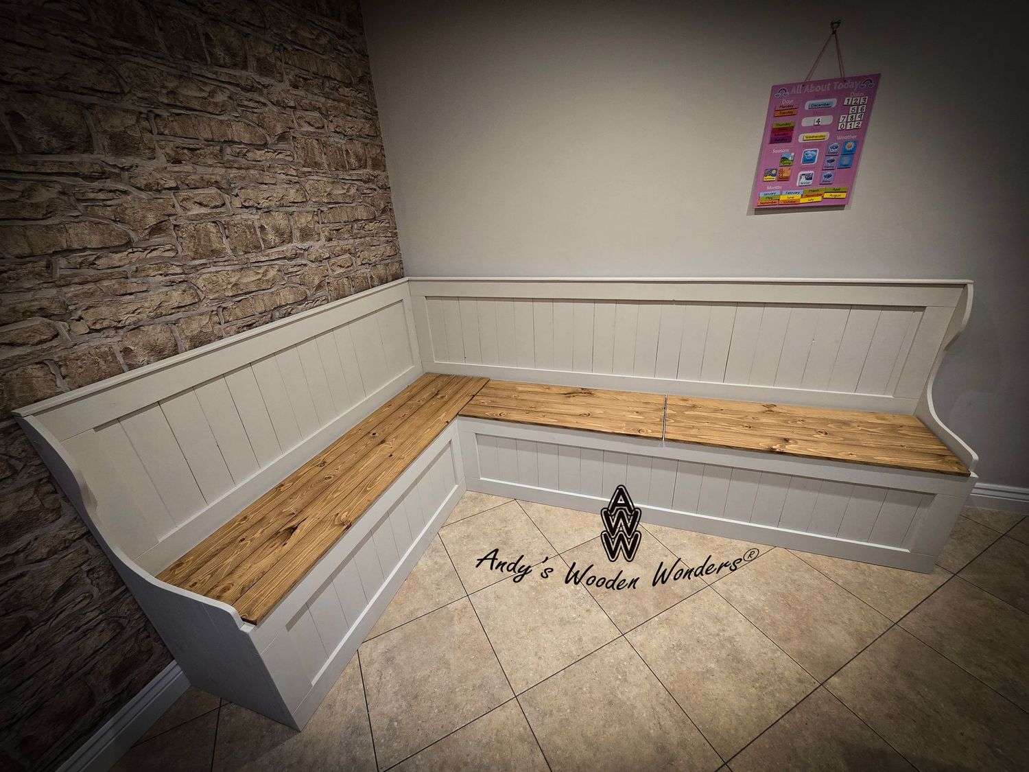 Custom Sized Corner Seating “Fiona” - Shauna - WN8