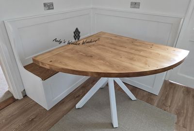 Corner Monks Bench  -  Corner Monks Bench  - "Fiona" & "Eleanor" - Bob H - KY10