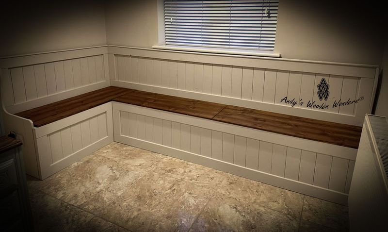 Corner Monks Bench  -  Corner Monks Bench  - "Fiona" - Exclusive to Mark - MK15