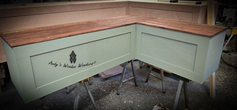 "Jessica" - Corner Seating and Storage bench.