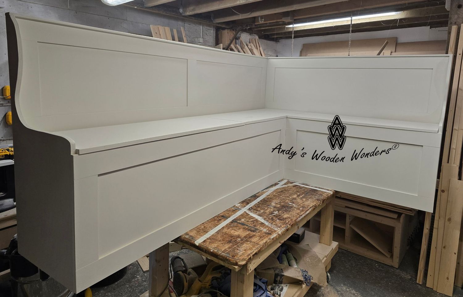 Corner Monks Bench - Corner Monks Bench - "Alexandra"