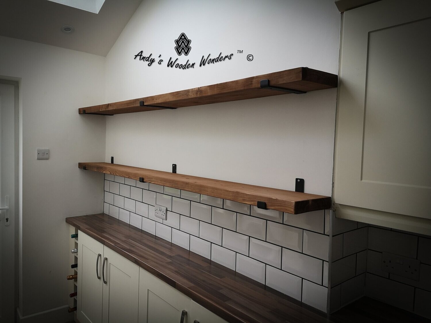 Shelves - Made-to-Order - Joinery timber, with brackets