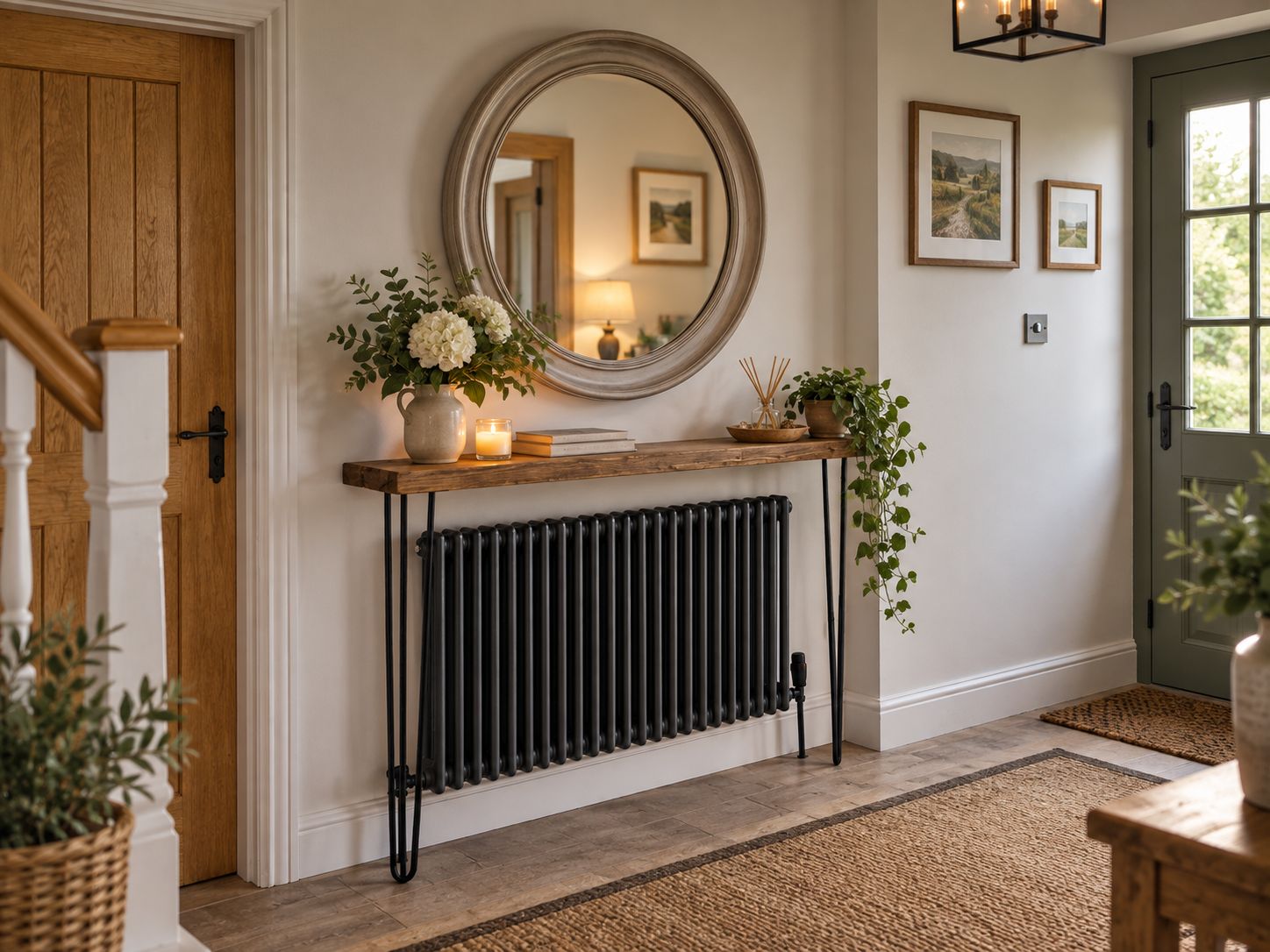 Console Table, with hairpin legs Console Table, with hairpin legs