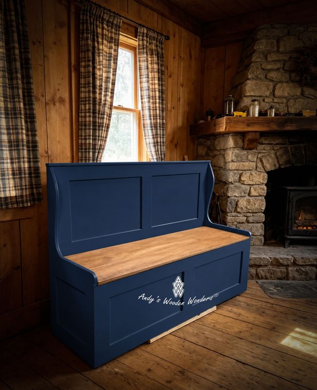 Monks Bench (Pew/Settle) Monks Bench (Pew/Settle) "Charlotte"