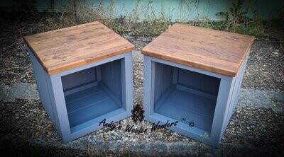 Lamp Table | Side Table, with solid oak top (one only) Lamp Table | Side Table, with solid oak top (one only)