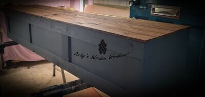 Wooden Storage/Seating Box. Wooden Storage/Seating Box. "Emily"