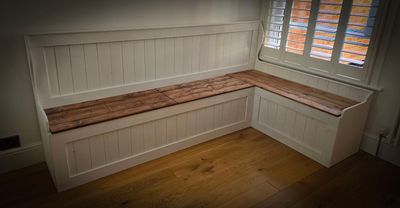 "Fiona" - Corner Seating and storage Monks Bench - Lau Ra - BS9