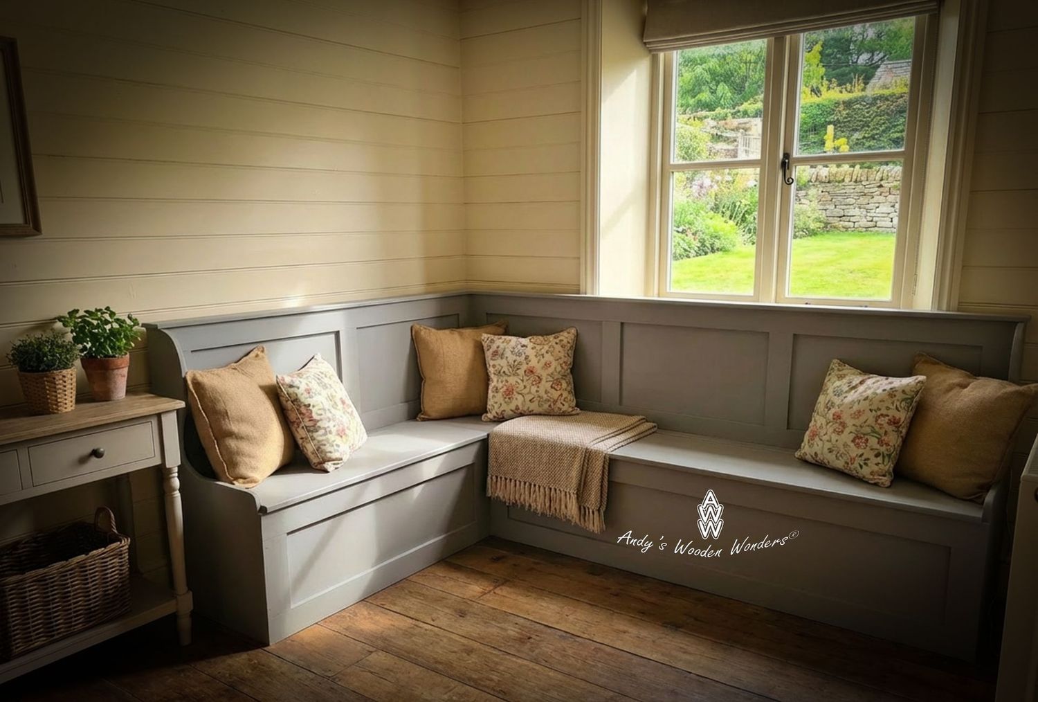 Corner Monks Bench  - "Alexandra" - Faye - SG17