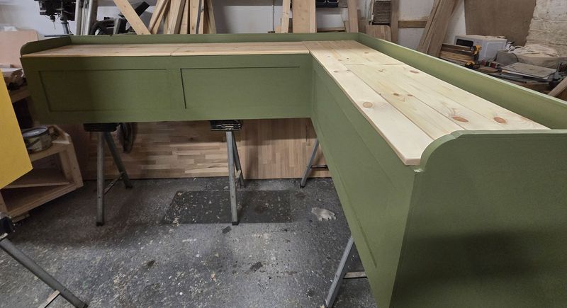 "Emelia" - Corner Seating and Storage Bench - Sarah R in DD7 area