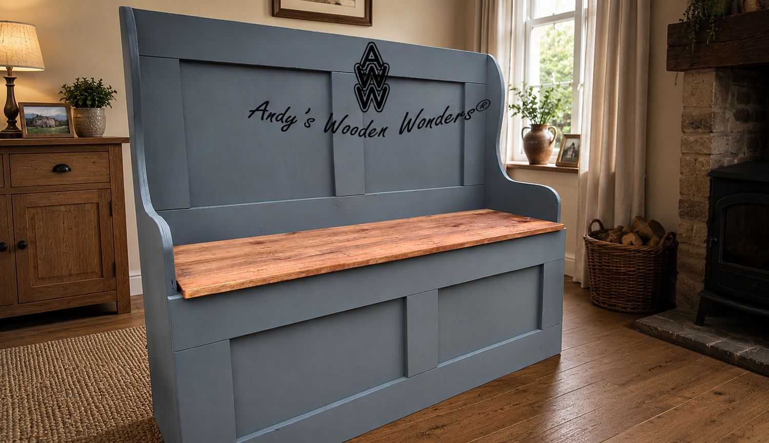 Monks Bench (Pew/Settle) "Charlotte" - Kash in SW4