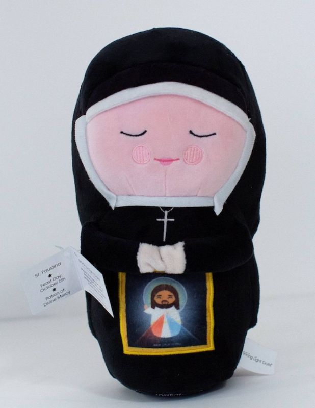 HEILIGE SCHWESTER FAUSTINA (SHINING LIGHT DOLL PUPPE)