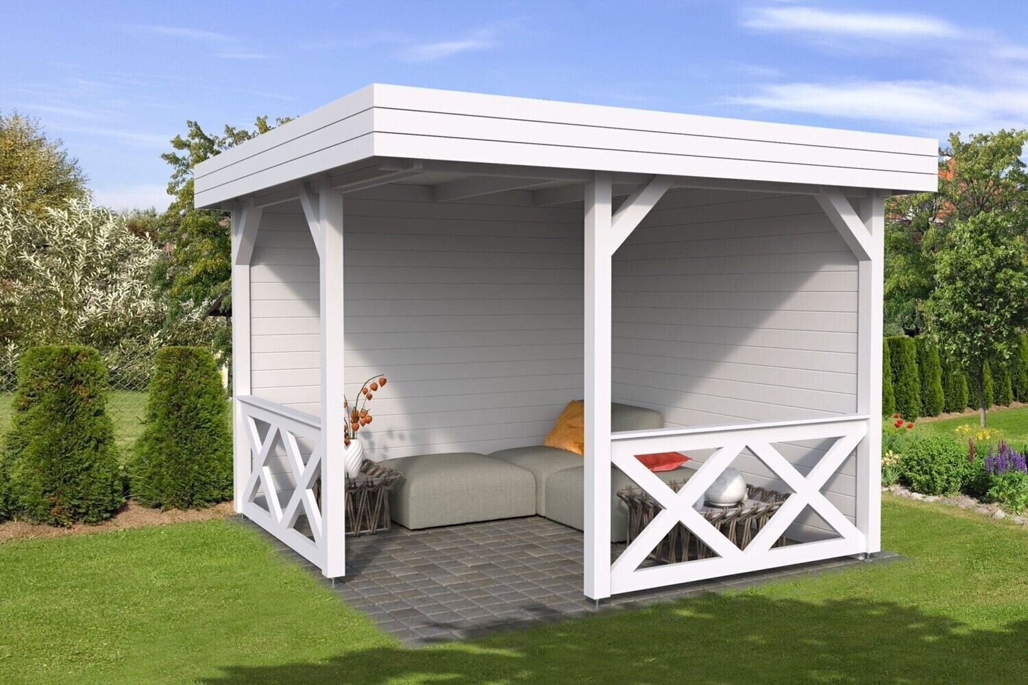 Pavilion Flat | 2.8x2.8 or 3.3x3.3m