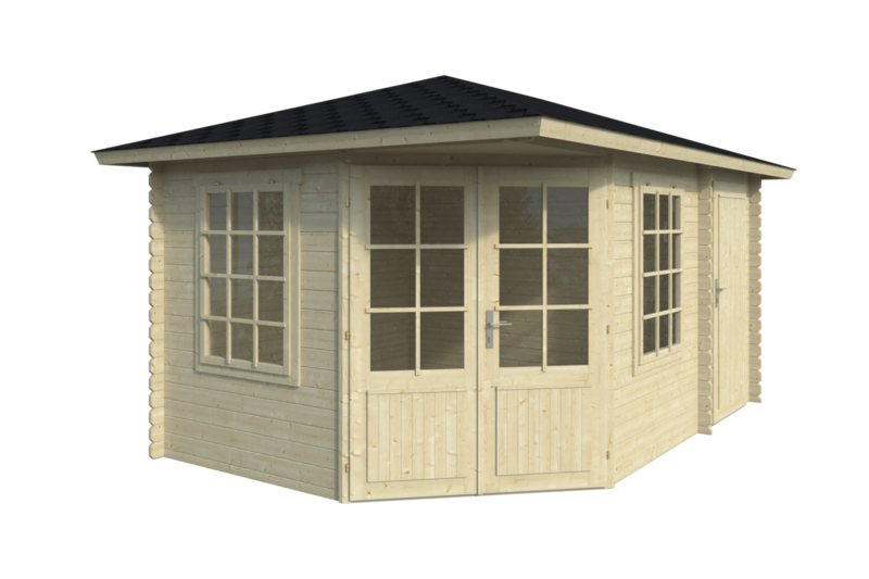 Cassandra Corner Cabin | 4.4 x 3.0m or 5.2 x 3.5m