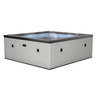 Garda v2 | 4 Person Eco Foam Hot Tub | Integrated Heater | Graphite Grey