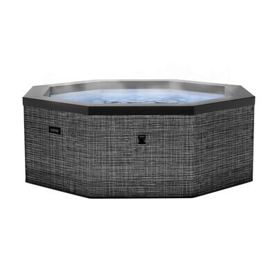 Como v2 | 6-Person Eco Foam Hot Tub | Integrated Heater | Flint Grey