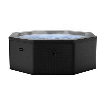 Como v2 | 6-Person Eco Foam Hot Tub | Integrated Heater | Charcoal Black