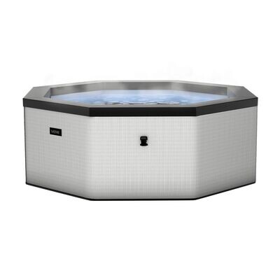 Como v2 | 6-Person Eco Foam Hot Tub | Integrated Heater | Graphite Grey