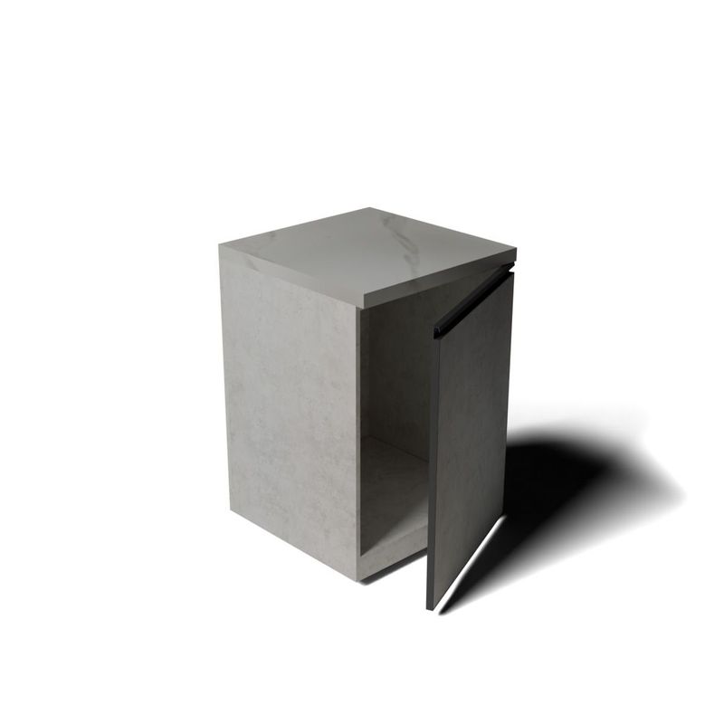 Single Cabinet- Grey/White