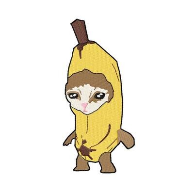 Кот-банан