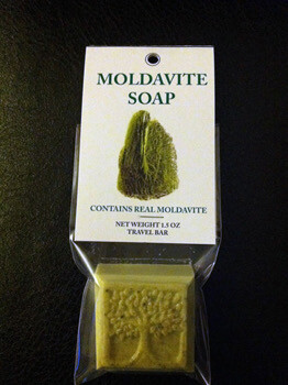 Moldavite Travel Soap