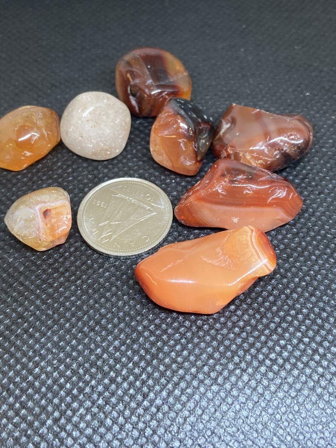 Natural Agate With Carnelian