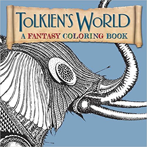 Tolkeins World Colouring Book