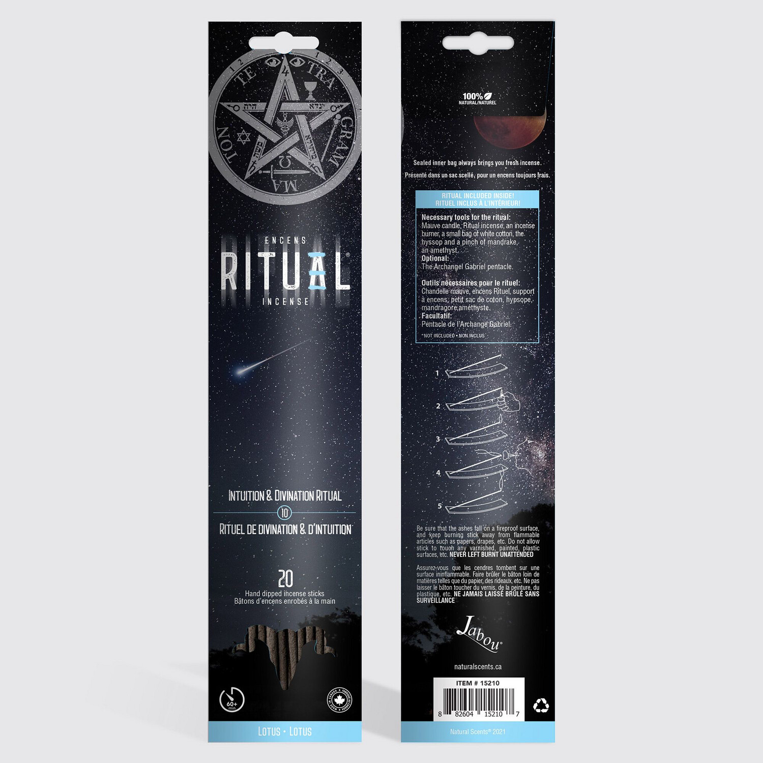 Intuition and Divination Ritual Incense. Lotus