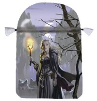 Witches Moon Satin Bag