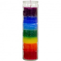 7 Day Chakra Candle In Glass