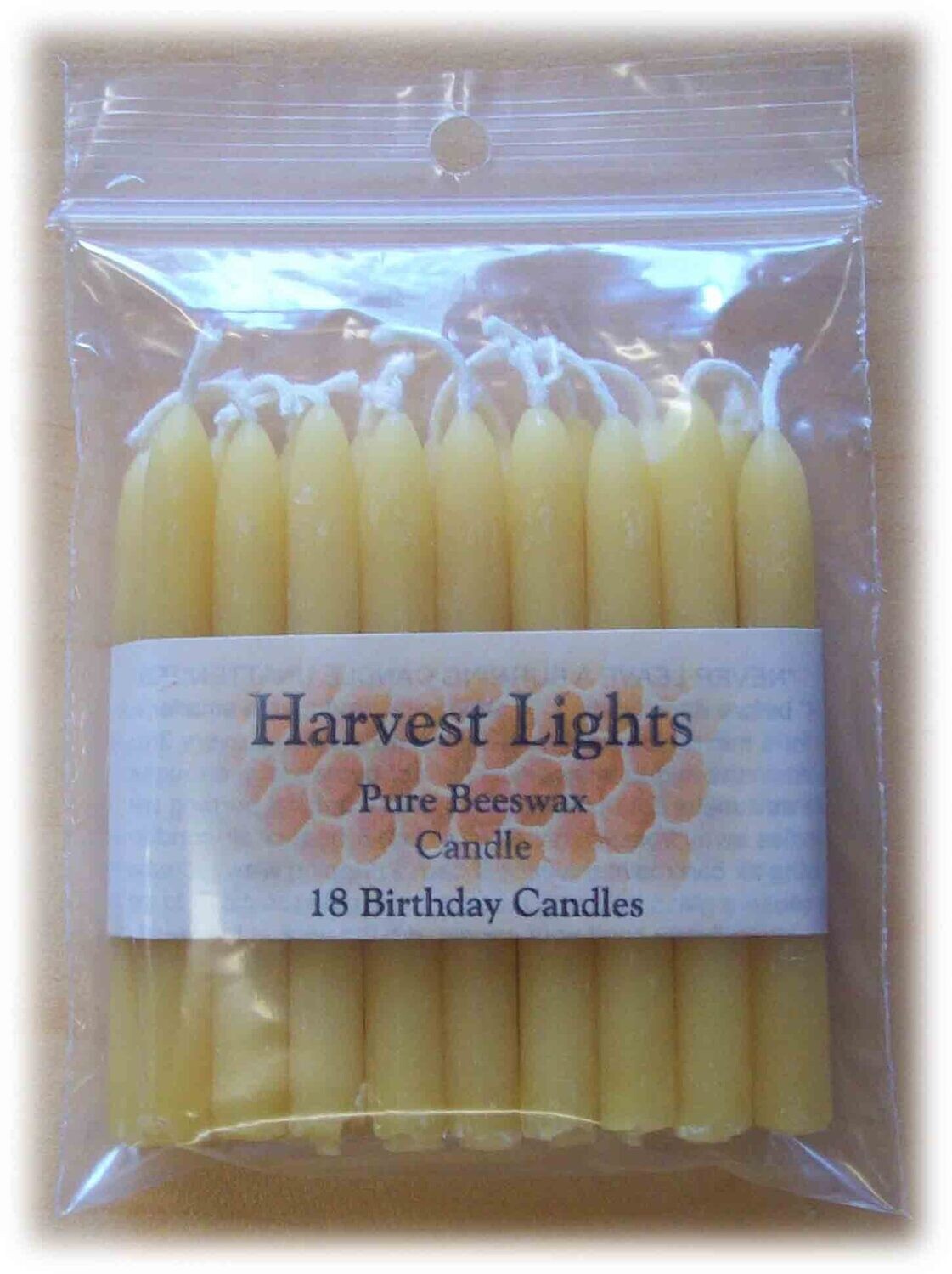 Pure Beeswax Birthday Candles