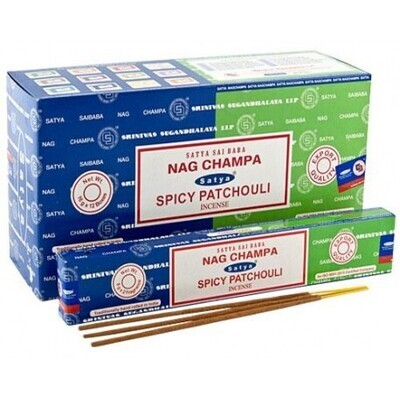 Satya Combo Nag Champa, Spicy Patchouli