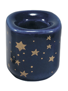 Blue Stars Chime Candle Holder