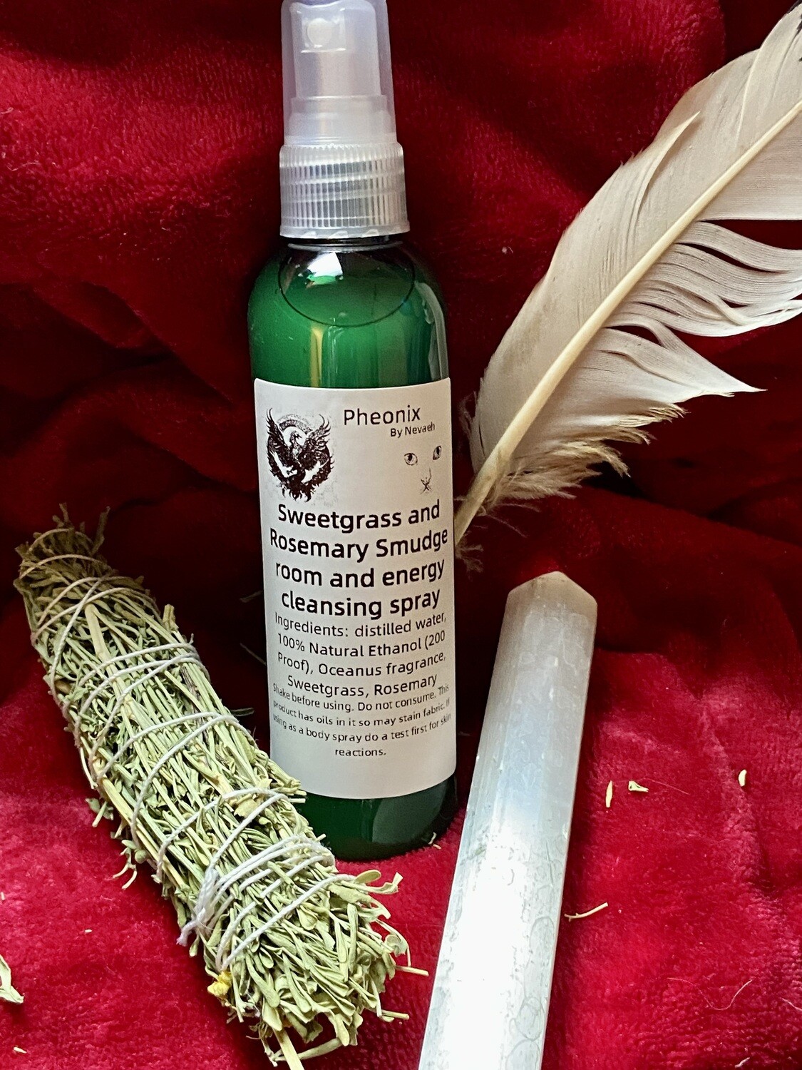 Sweetgrass and Rosemary Smudge sprays