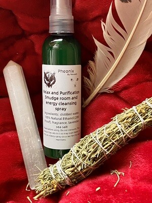 Relax and Purification Smudge sprays