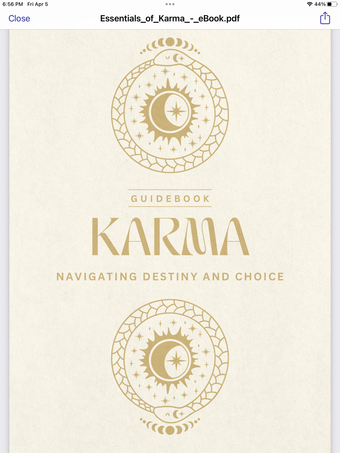 Essentials of karma E-book