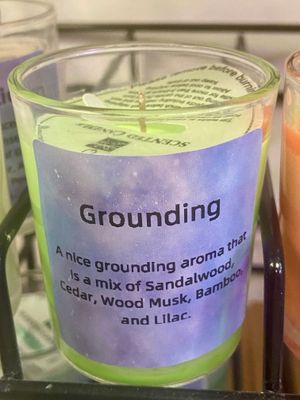 Grounding Votive Candle