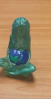 Resin Goddess figure, 5 inch