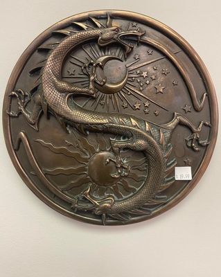 Double Dragon Alchemy Plaque