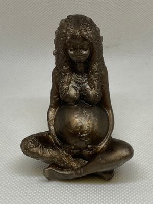 Gaia Figurine Bronze