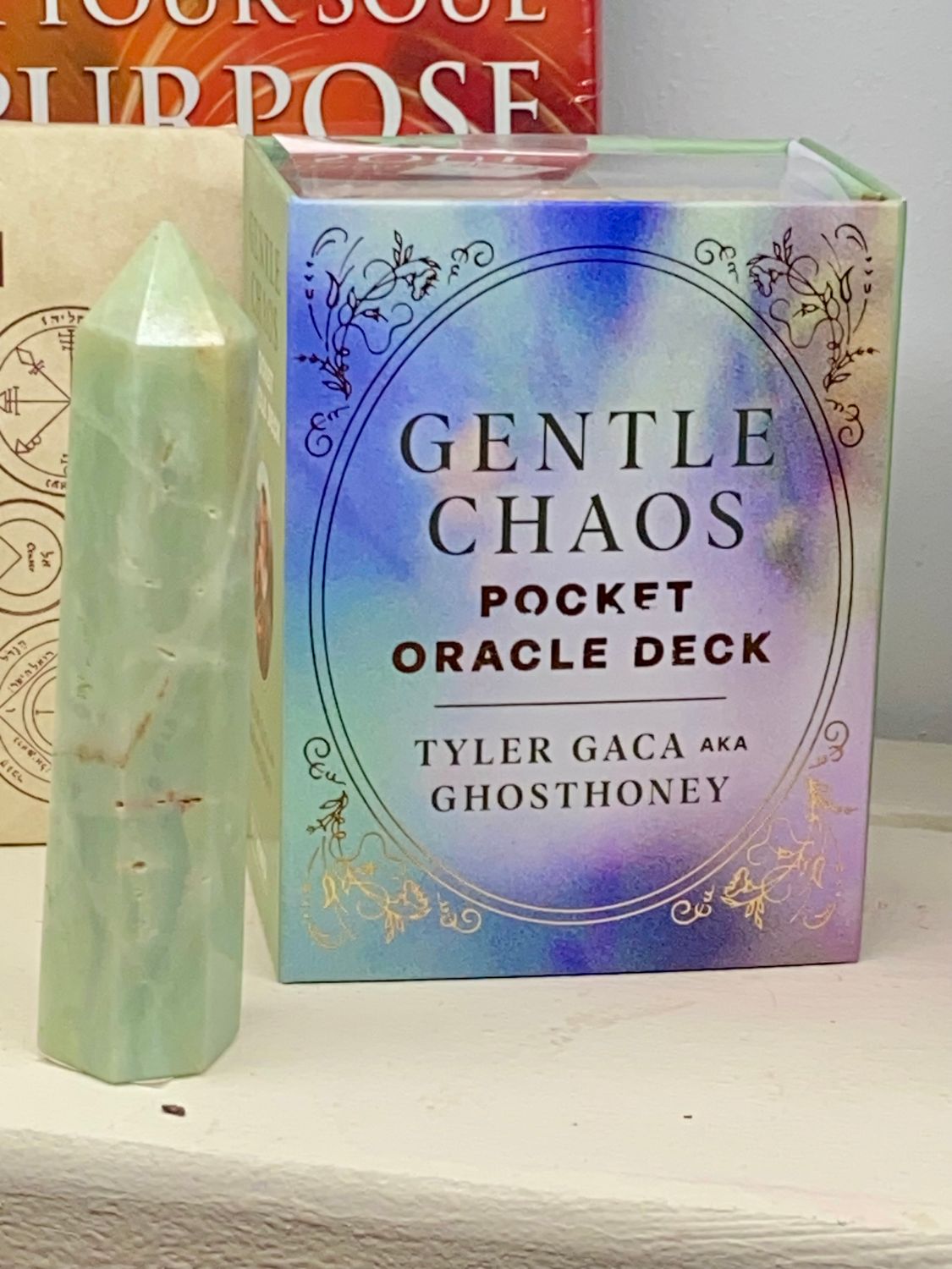 Caribbean Blue Calcite Obelisk