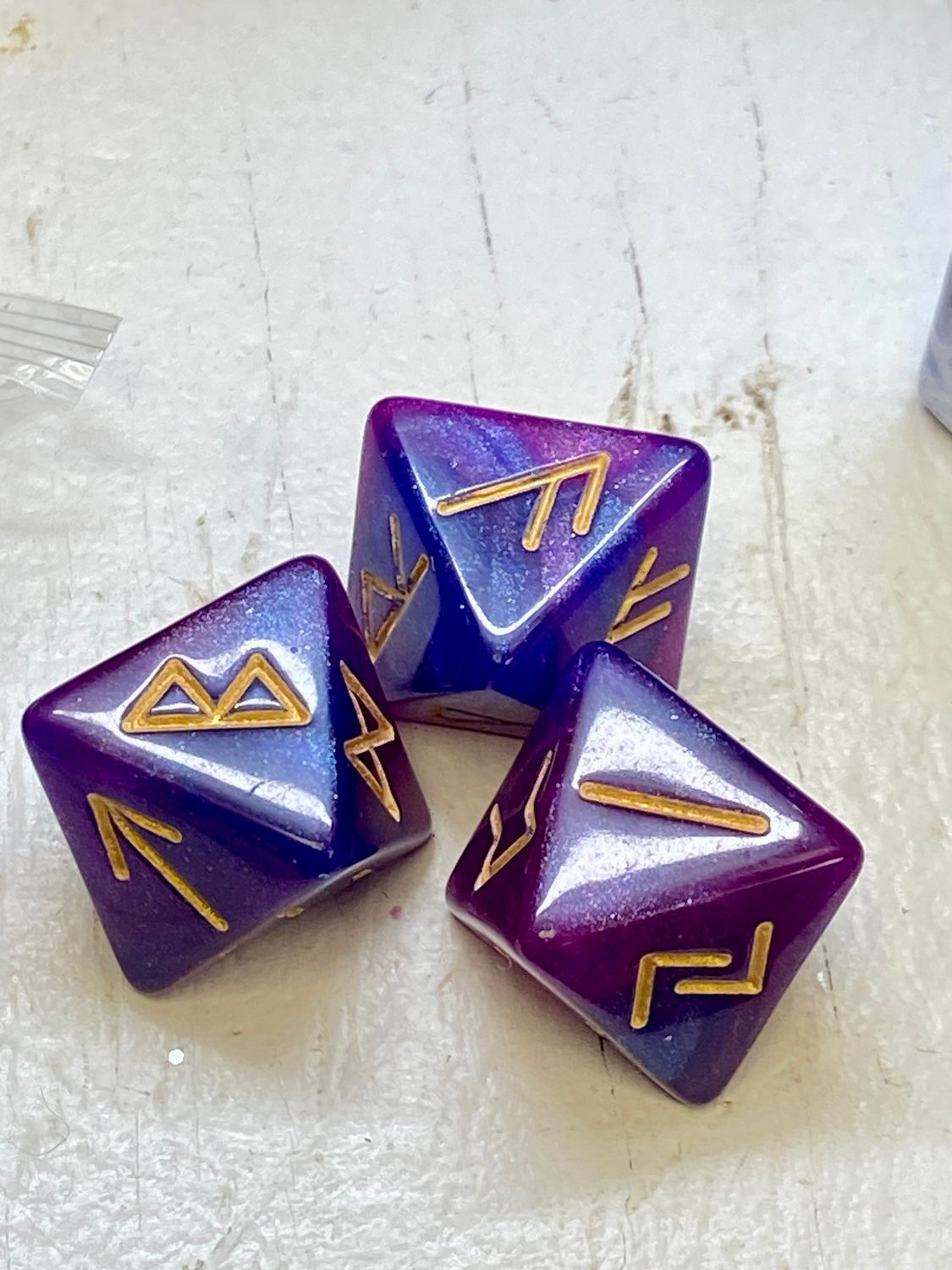 Rune Dice (3 Pack) different styles available