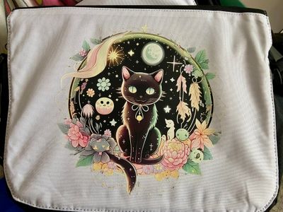 Black Cat Crossbody Bag