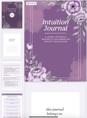 Intuition Journal Ebook