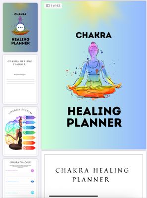Chakra Healing Planner Ebook