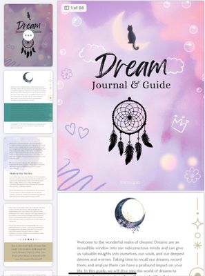 Dream Journal and Guide Ebook