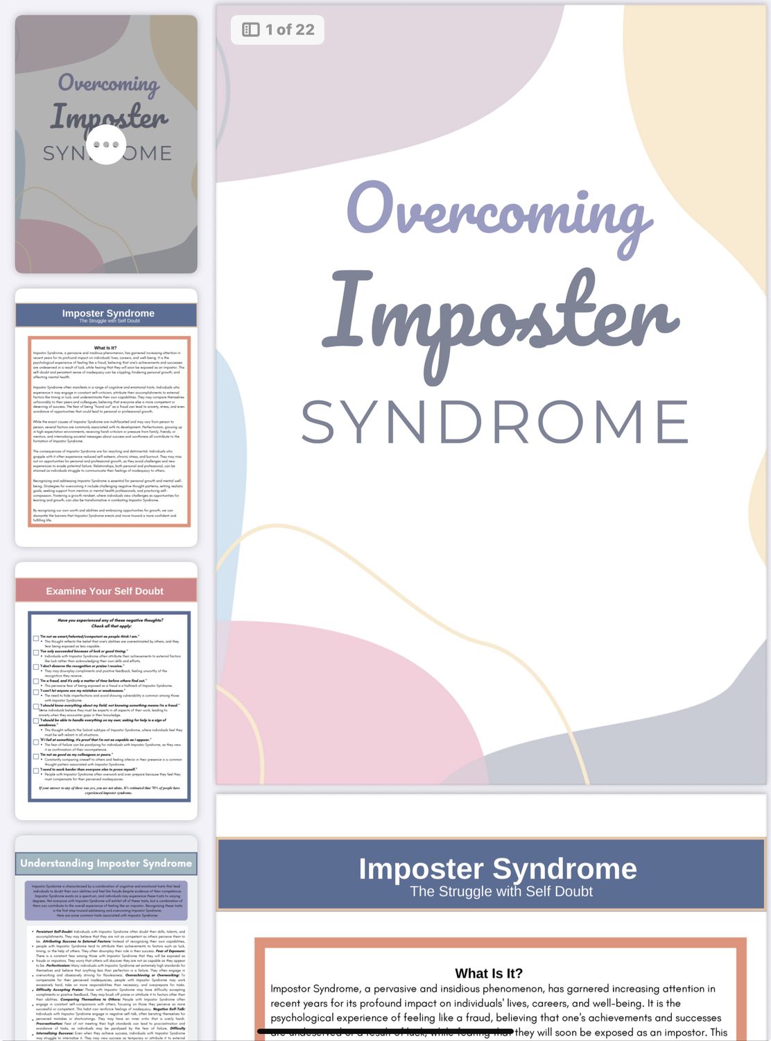 Imposter Syndrome ebook