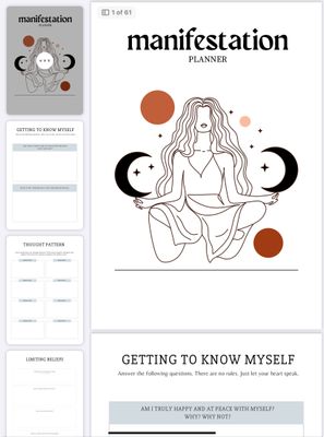 Manifestation Planner Ebook