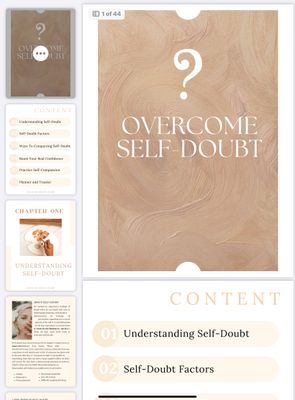 Overcome Self Doubt Ebook