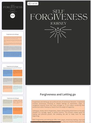 Self Forgiveness Journal Ebook